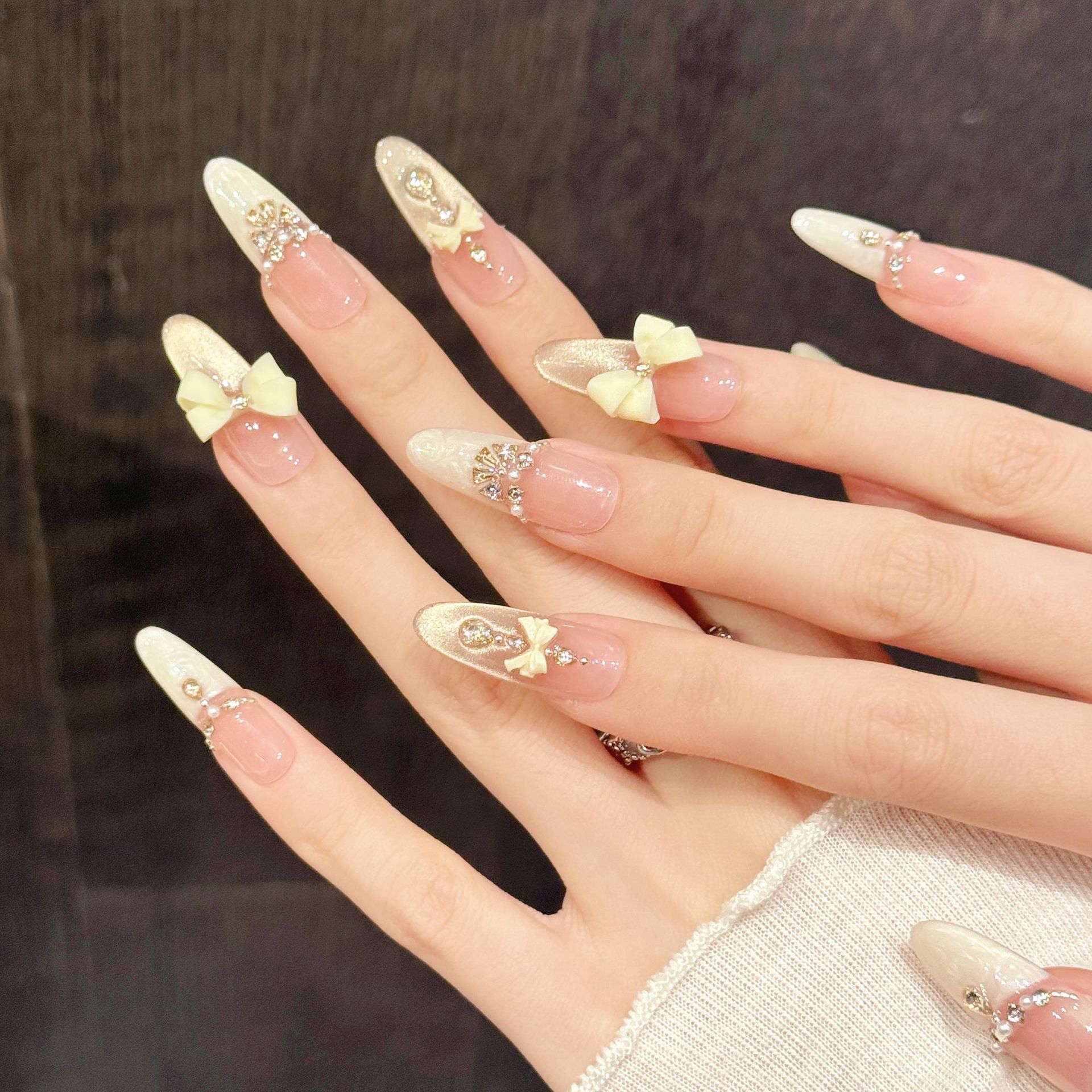 10pcs Handmade Press On Nails  - Neon Sign Party ulasan dan harga