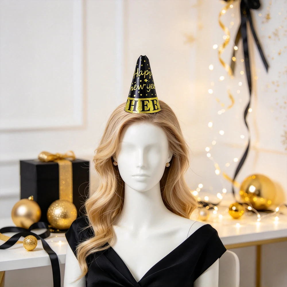 1set New Year Cone Party Paper - Party Hat Cone ulasan dan harga