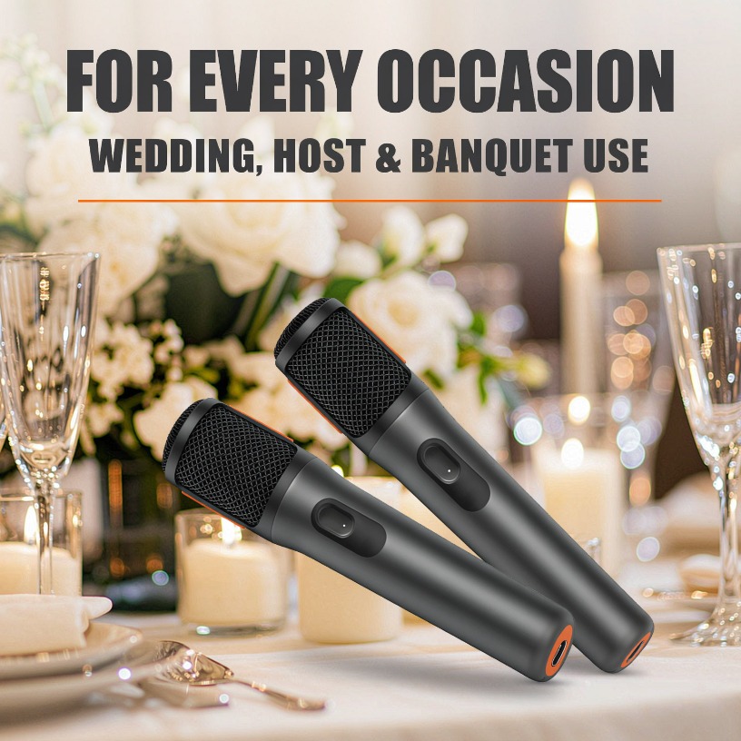 Wireless Microphone Dual Handh - Event Party ulasan dan harga