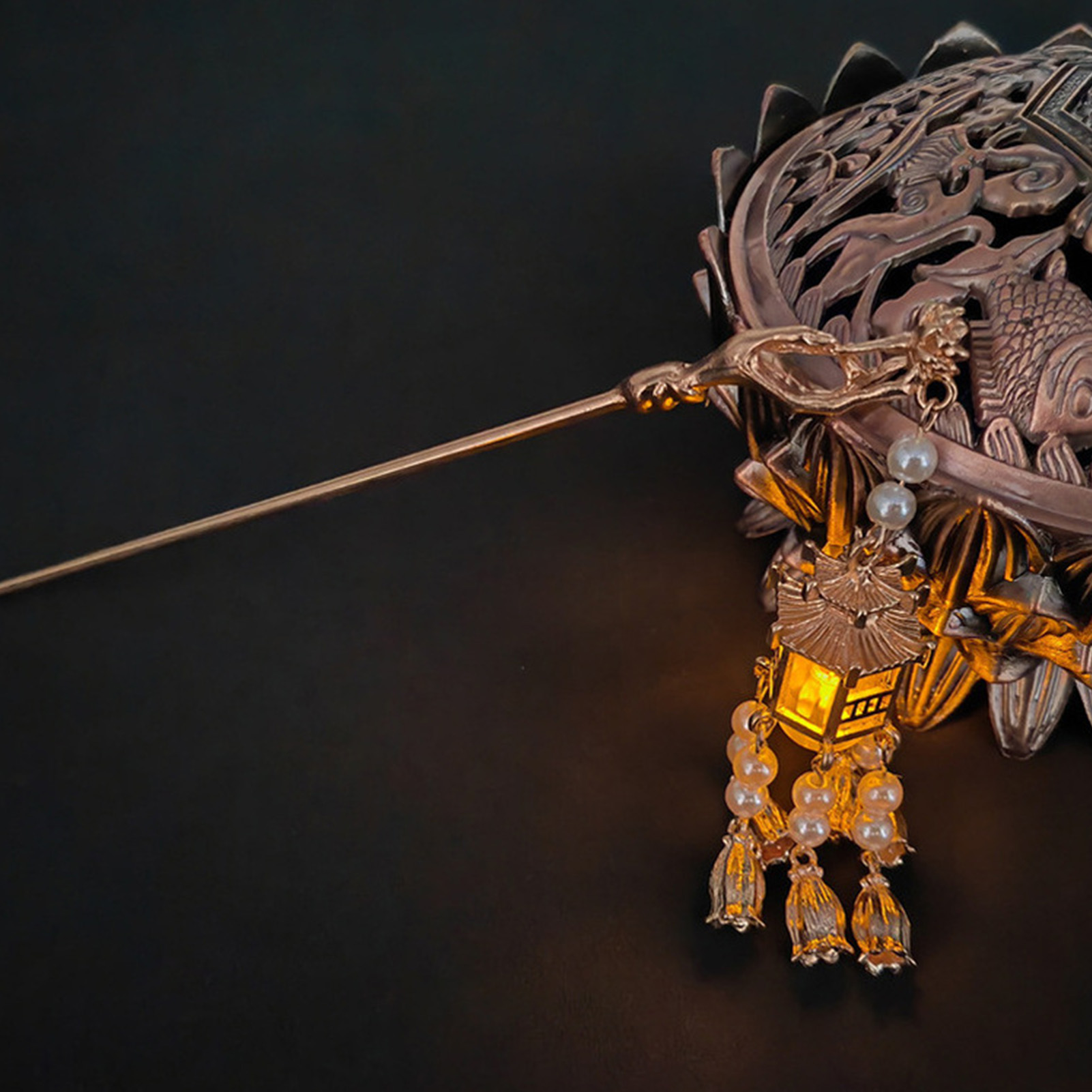 Retro Chinese Style Hair Stick - Neon Sign Party ulasan dan harga