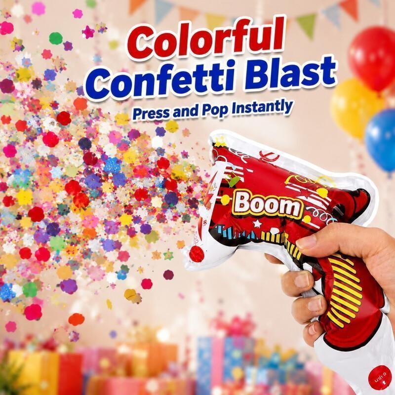 10PCS Party Popper Balloon Gun - Confetti Cannon Tube ulasan dan harga