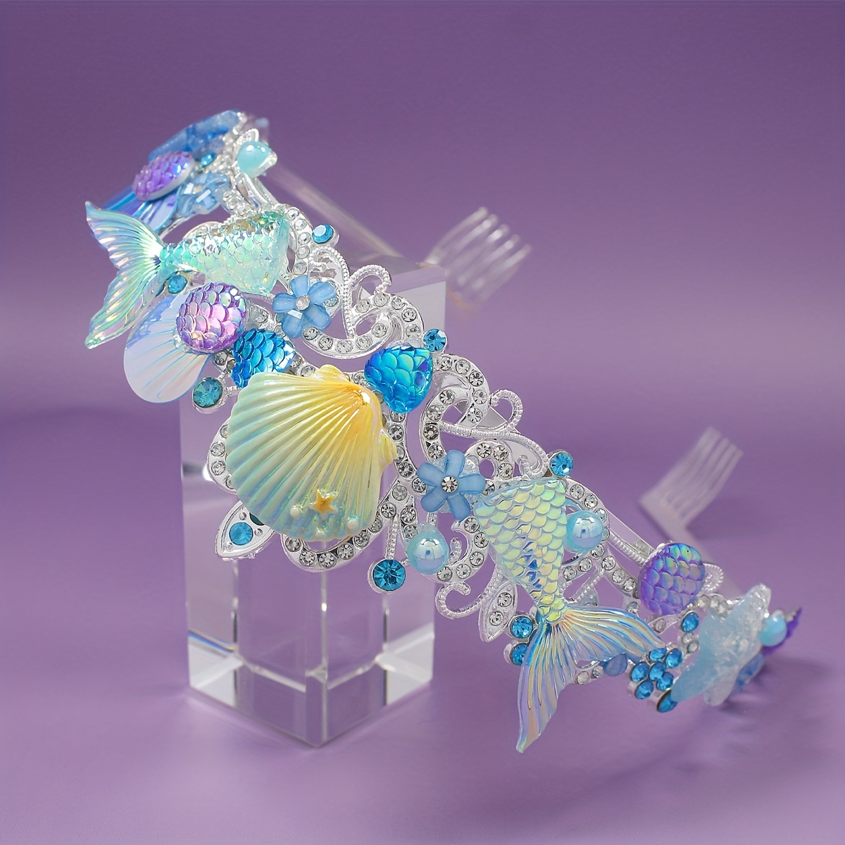 2025 New Mermaid Hair Comb Cro - Event Party ulasan dan harga